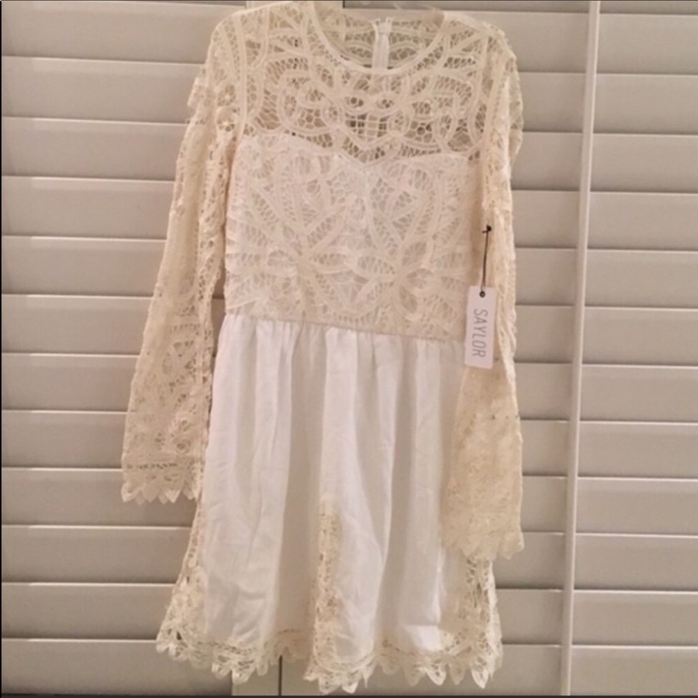 Saylor Revolve Josie Battenburg Lace Dress… - Picture 5 of 8